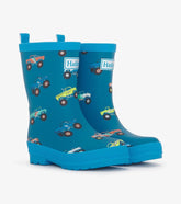 Boys Boys Monster Trucks Matte Rain Boots | Hatley Rainwear