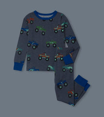 Boys Boys Monster Trucks Pajama Set | Hatley Sleepwear