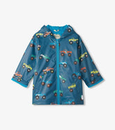 Boys Boys Monster Trucks Zip-Up Rain Jacket | Hatley Rainwear