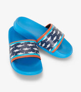 Boys Boys Printed Sharks Slides | Hatley Swimwear