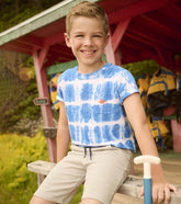Boys Boys Reptile Tie Dye Tee | Hatley Tops