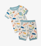 Boys Boys Scratchy Safari Bamboo Short Pajama Set | Hatley Sleepwear