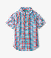 Boys Boys Scuba Check Button Down Shirt | Hatley Tops