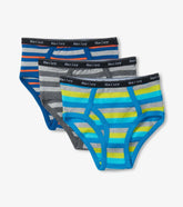 Boys Boys Stripes 3 Pack Classic Briefs | Hatley Underwear