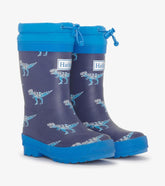 Boys Boys T-Rex Attack Sherpa Lined Rain Boots | Hatley Rainwear