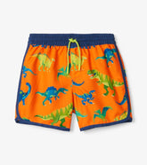 Boys Colourblock Dino Swim Shorts | Hatley Swimwear