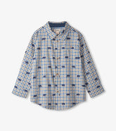Boys Mini Bears Button Down Shirt | Hatley Tops