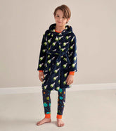 Boys Rocket Man Fleece Robe | Hatley Sleepwear