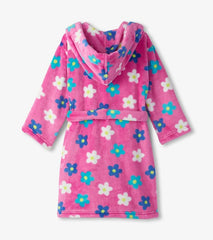Girls Baby Girls Daisies Fleece Robe | Hatley Sleepwear