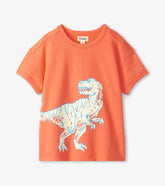 Girls Boys Dino Glow Graphic Tee | Hatley Tops