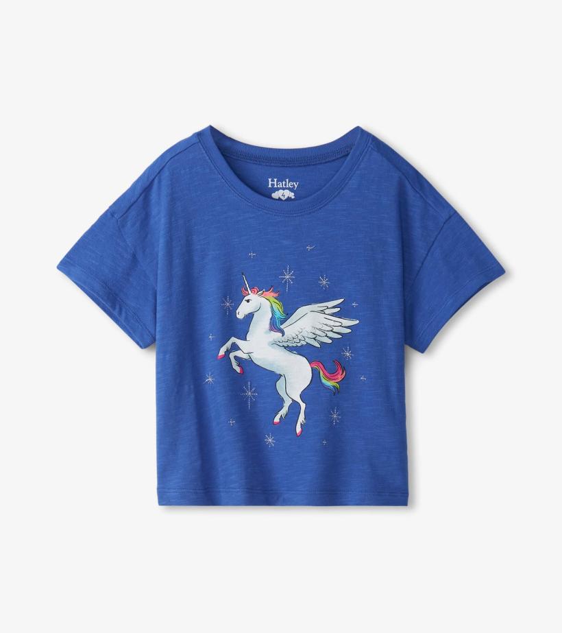 Girls Girls Believer Boxy T-Shirt | Hatley Tops