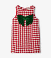 Girls Girls Big Bow Houndstooth Dress | Hatley Dresses
