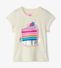 Girls Girls Birthday Cake Graphic Tee | Hatley Tops