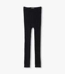 Girls Girls Black Cable Knit Leggings | Hatley Bottoms