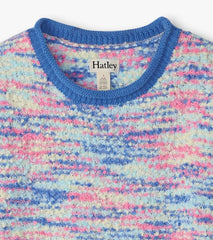 Girls Girls Blue Boucle Sweater Dress | Hatley Dresses