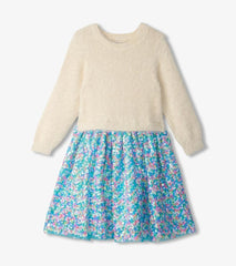 Girls Girls Cami Lace Fuzzy Mixed Sequin Skirt Dress | Hatley Dresses