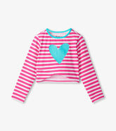 Girls Girls Candy Stripes Cross Over Cover-Up | Hatley Swimwear