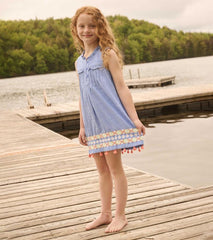 Girls Girls Chambray Pintuck Dress | Hatley Dresses