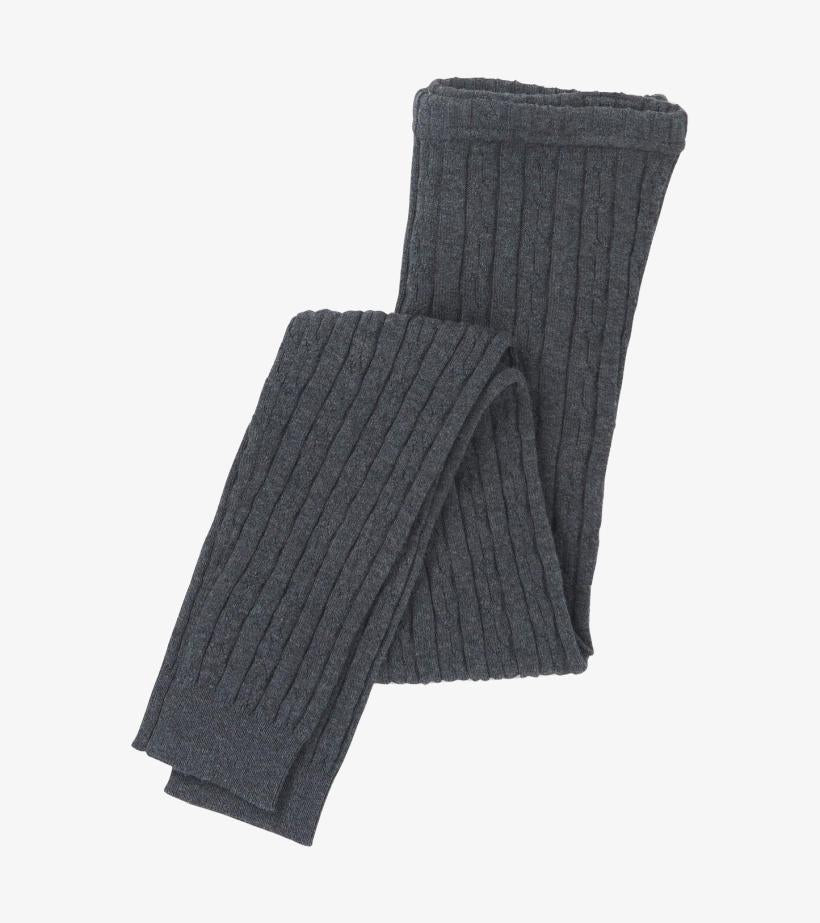 Girls Girls Charcoal Cable Knit Tights | Hatley Bottoms