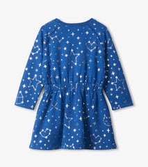 Girls Girls Constellations Waist Terry Dress | Hatley Dresses