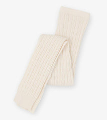 Girls Girls Cream Cable Knit Tights | Hatley Bottoms