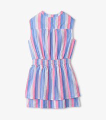 Girls Girls Evening Sky Smocked Waist Dress | Hatley Dresses