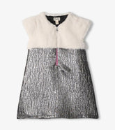 Girls Girls Faux Fur Jacquard Dress | Hatley Dresses
