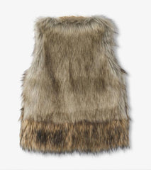 Girls Girls Faux Fur Vest | Hatley Tops