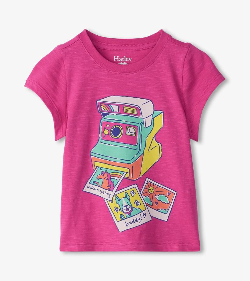 Girls Girls Flash Photo Graphic Tee | Hatley Tops