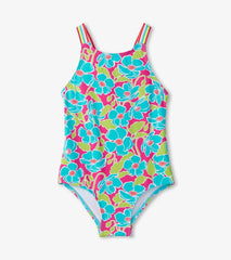 Girls Girls Floating Poppies One-Piece Swimsuit | Hatley Swimwear