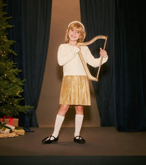Girls Girls Holiday Mixed Media Dress | Hatley Dresses