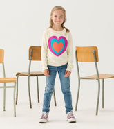 Girls Girls Layered Hearts Sweater | Hatley Sweaters