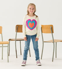 Girls Girls Layered Hearts Sweater | Hatley Sweaters