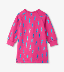 Girls Girls Lightning Bolts Sweater Dress | Hatley Dresses