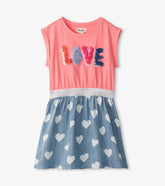 Girls Girls Love Elastic Waist Dress | Hatley Dresses