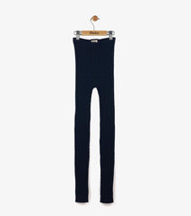 Girls Girls Navy Cable Knit Tights | Hatley Bottoms