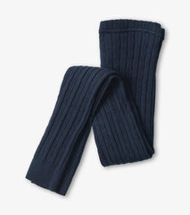 Girls Girls Navy Cable Knit Tights | Hatley Bottoms