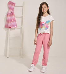Girls Girls Painted Butterfly Relaxed T-Shirt | Hatley Tops