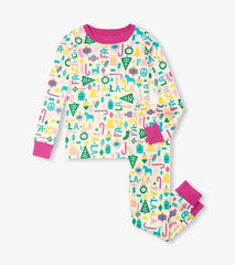 Girls Girls Pink Falala Pajama Set | Hatley Sleepwear