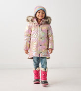 Girls Girls Pink Moon Puffer Jacket | Hatley Outerwear