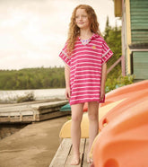 Girls Girls Pink Paradise Hooded Cover-Up | Hatley Swimwear