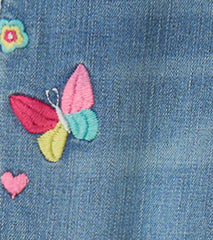 Girls Girls Pretty Patches Stretch Jeans | Hatley Bottoms