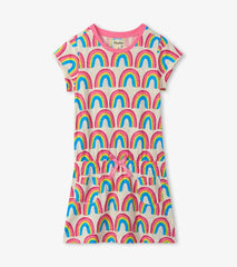 Girls Girls Pretty Rainbows Drop Waist Dress | Hatley Dresses