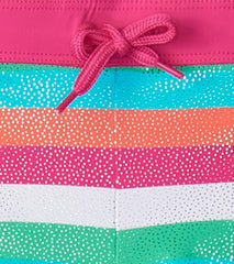 Girls Girls Rainbow Palm Swim Shorts | Hatley Swimwear