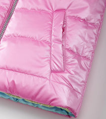 Girls Girls Rainbow Shine Reversible Quilted Vest | Hatley Tops