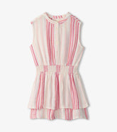 Girls Girls Ribbon Stripe Smocked Waist Dress | Hatley Dresses