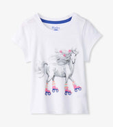 Girls Girls Roller Skates Graphic Tee | Hatley Tops