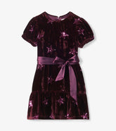 Girls Girls Sequin Stars Velvet Dress | Hatley Dresses