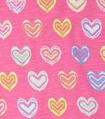 Girls Girls Shibori Hearts Short Pajama Set | Hatley Sleepwear