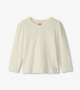 Girls Girls Silver Hot Melt Long Sleeve Graphic Tee | Hatley Tops